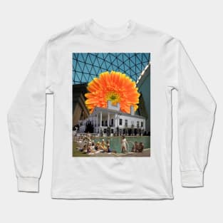 Bank Holiday - Surreal/Collage Art Long Sleeve T-Shirt